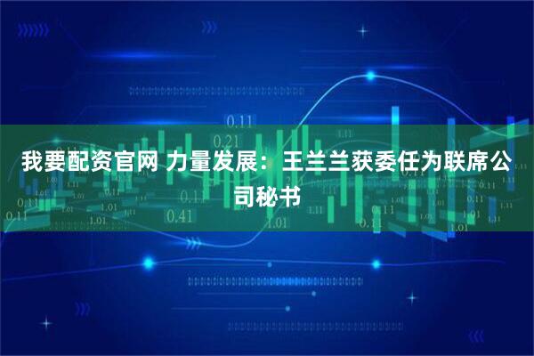 我要配资官网 力量发展：王兰兰获委任为联席公司秘书